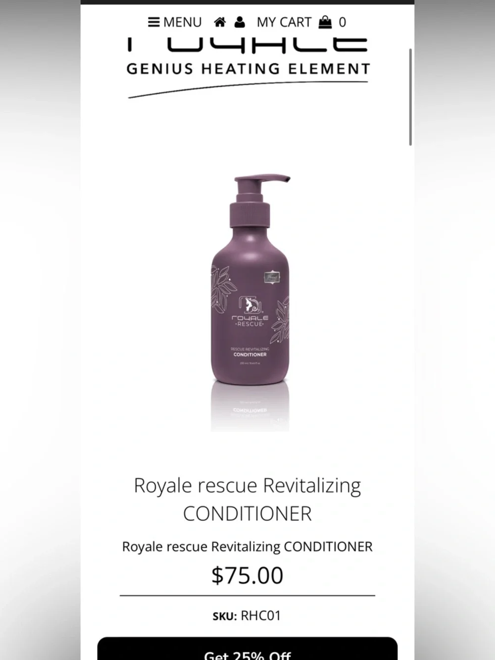 Royale Hair Rescue Revitalizing Conditioner - 8.45fl oz